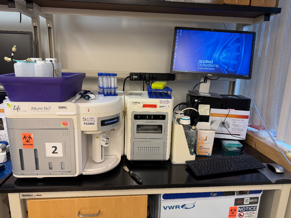Image of Invitrogen Attune NxT Acoustic Focusing Cytometer W/ CytKick Max Auto Sampler